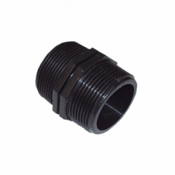 Ниппель 1/2 * 1/2  PN10  (7510.000C) Plast Project (100/1200)